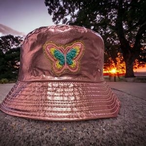 Metallic Pink Bucket Hat